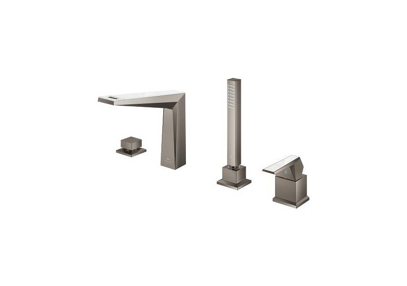 Allure brillant collection privée mitigeur bain/douche 4 trous Hard Graphite brossé - 29525AL0 - Grohe