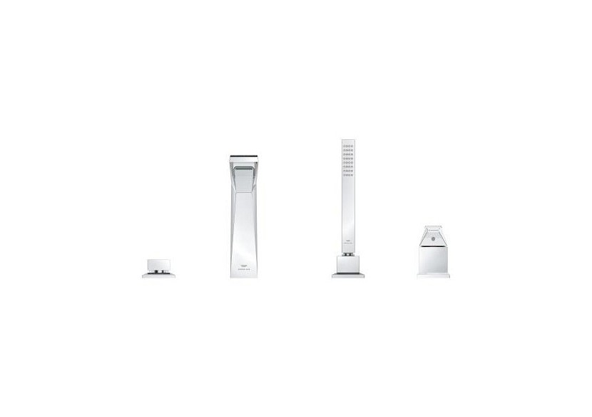 Allure brillant collection privée mitigeur bain/douche 4 trous Chromé - 29527000 - Grohe