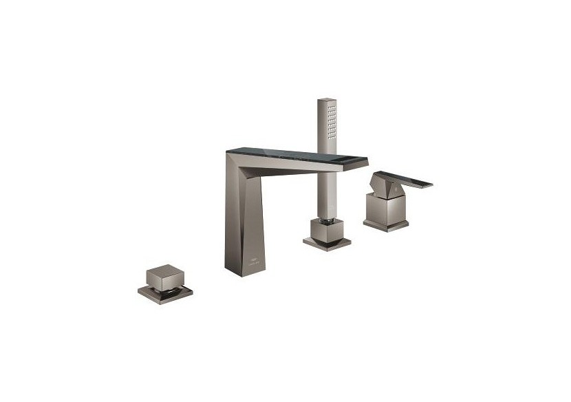Allure brillant collection privée mitigeur bain/douche 4 trous Hard Graphite brossé - 29527AL0 - Grohe