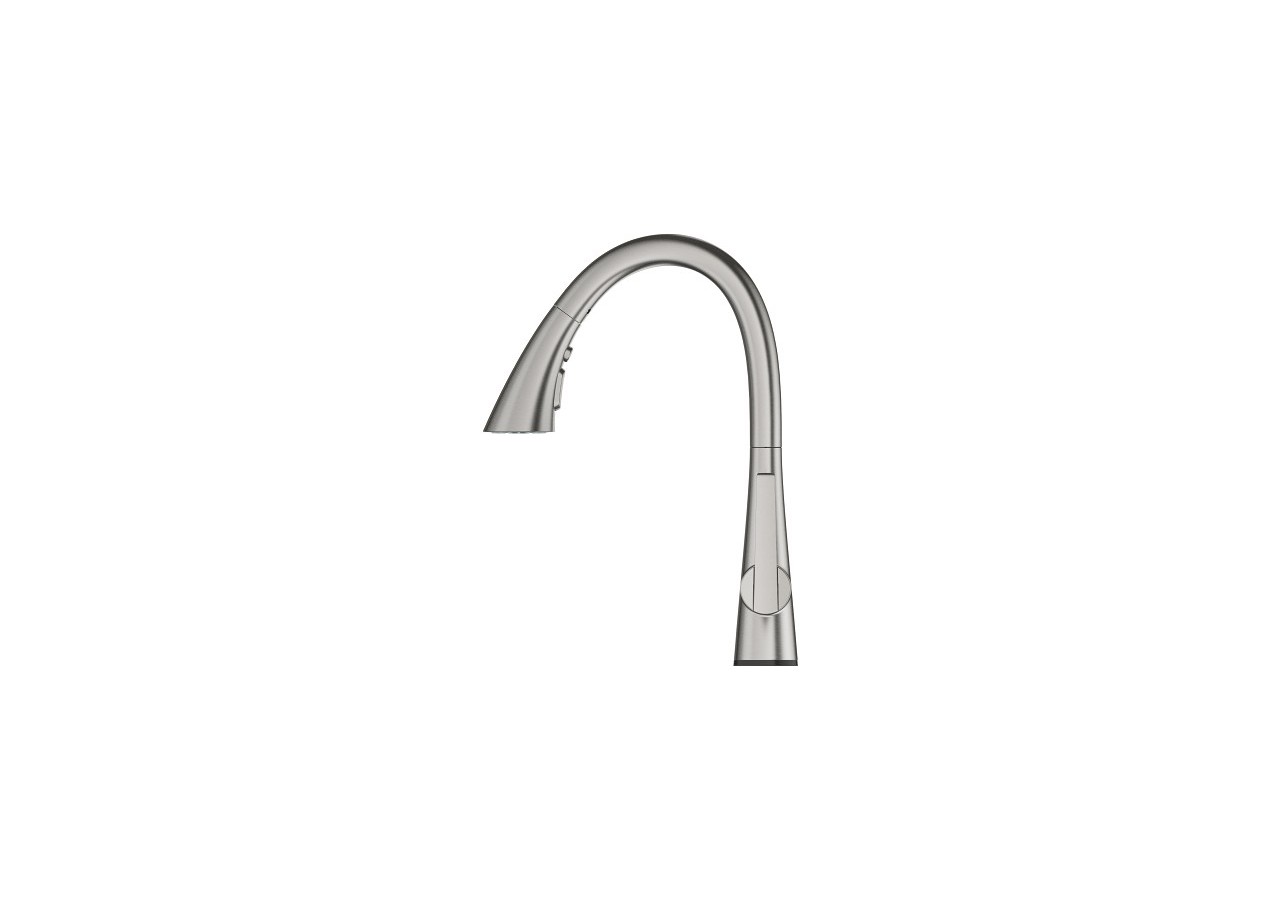 Zedra touch mitigeur evier électronique Supersteel - 30219DC2 - Grohe