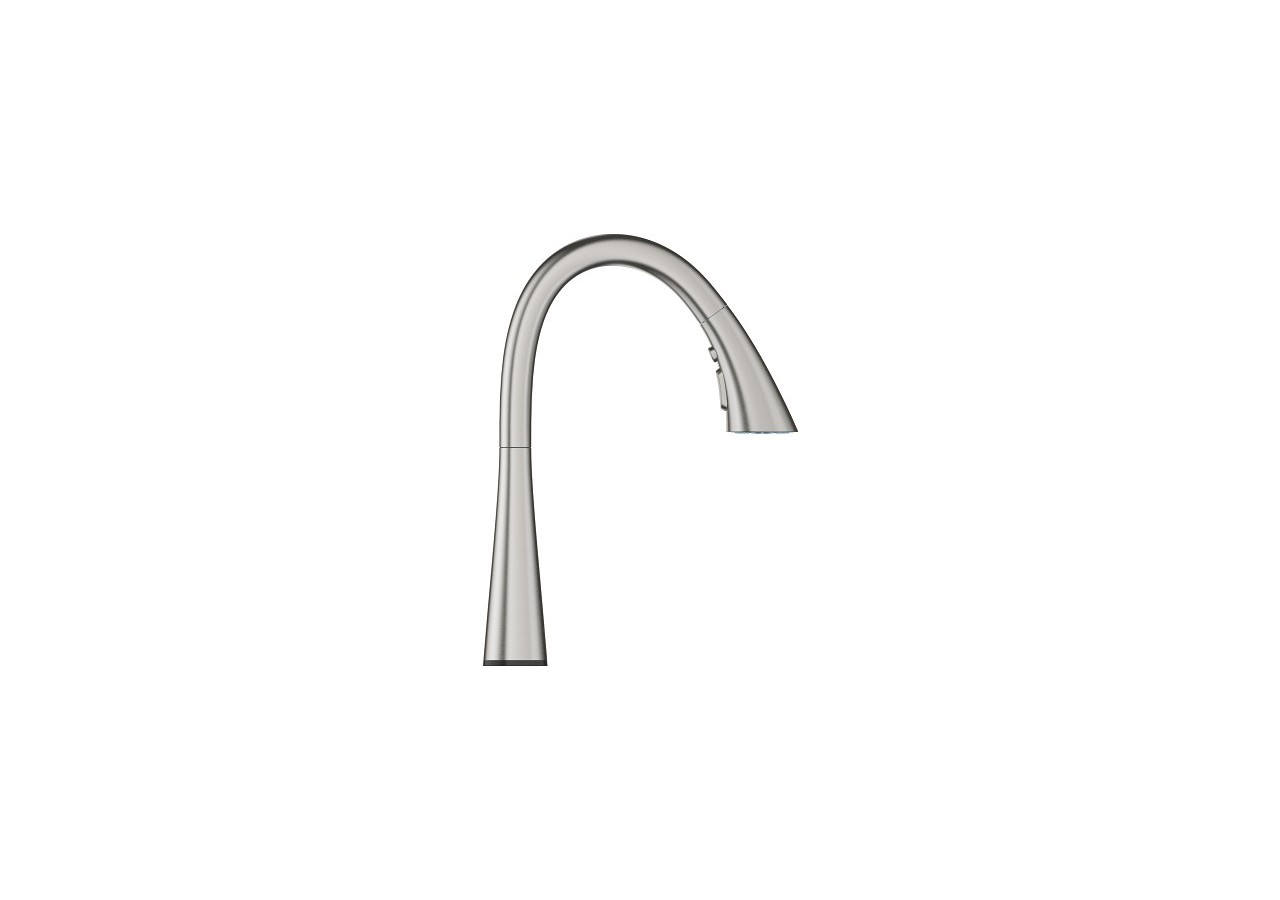 Zedra touch mitigeur evier électronique Supersteel - 30219DC2 - Grohe