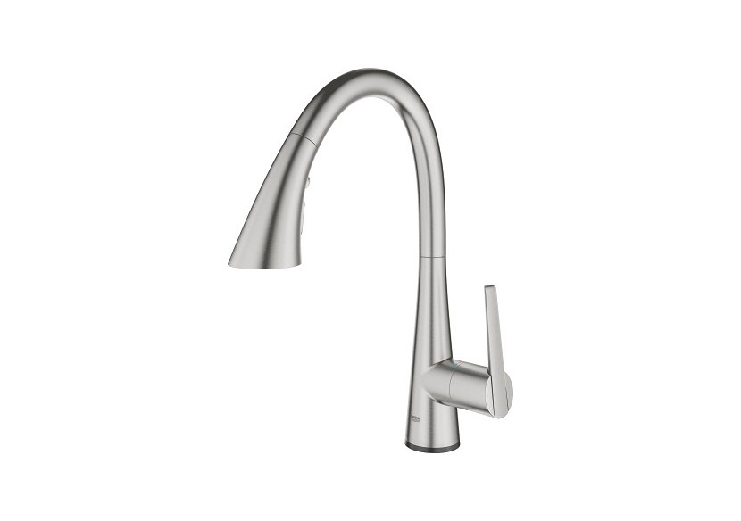 Zedra touch mitigeur evier électronique Supersteel - 30219DC2 - Grohe