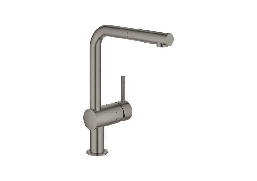Minta mitigeur monocommande evier Hard Graphite brossé - 30274AL0 - Grohe