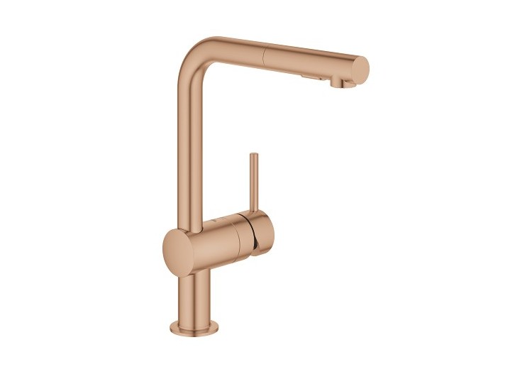 Minta mitigeur monocommande evier Warm Sunset brossé - 30274DL0 - Grohe 2