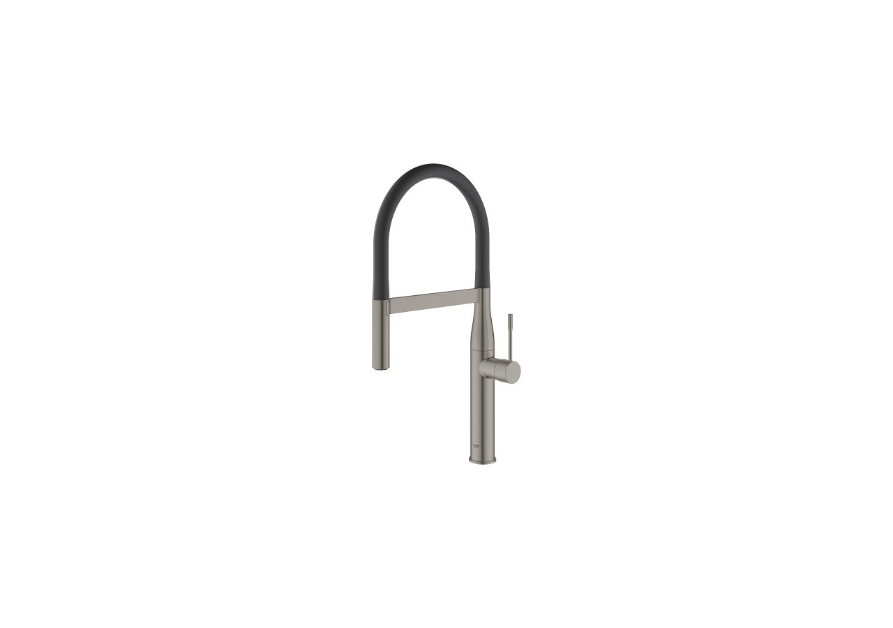 Essence mitigeur monocommande evier Hard Graphite brossé - 30294AL0 - Grohe