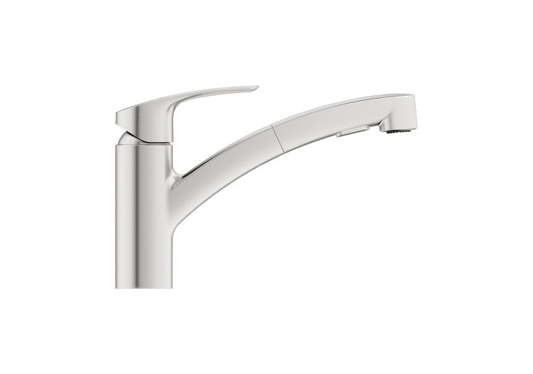 Eurosmart mitigeur monocommande evier Supersteel - 30305DC1 - Grohe