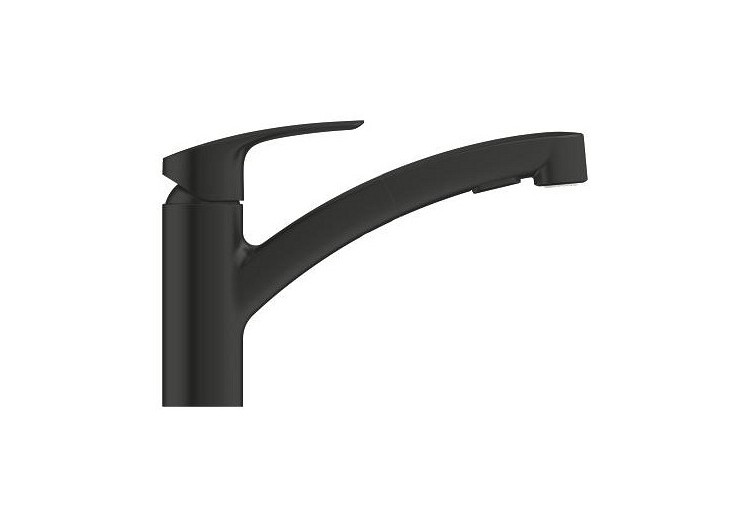 Eurosmart mitigeur monocommande evier Noir mat - 303552431 - Grohe