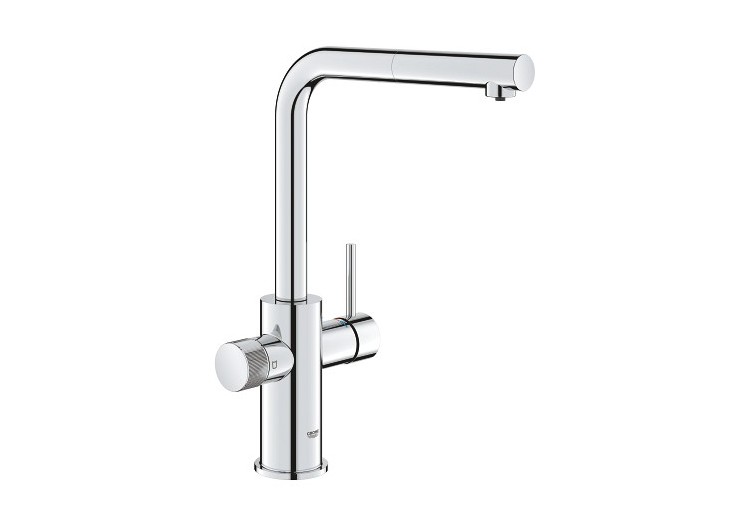 Grohe blue pure minta mitigeur filtrant avec douchette Chromé - 30590000 - Grohe 2