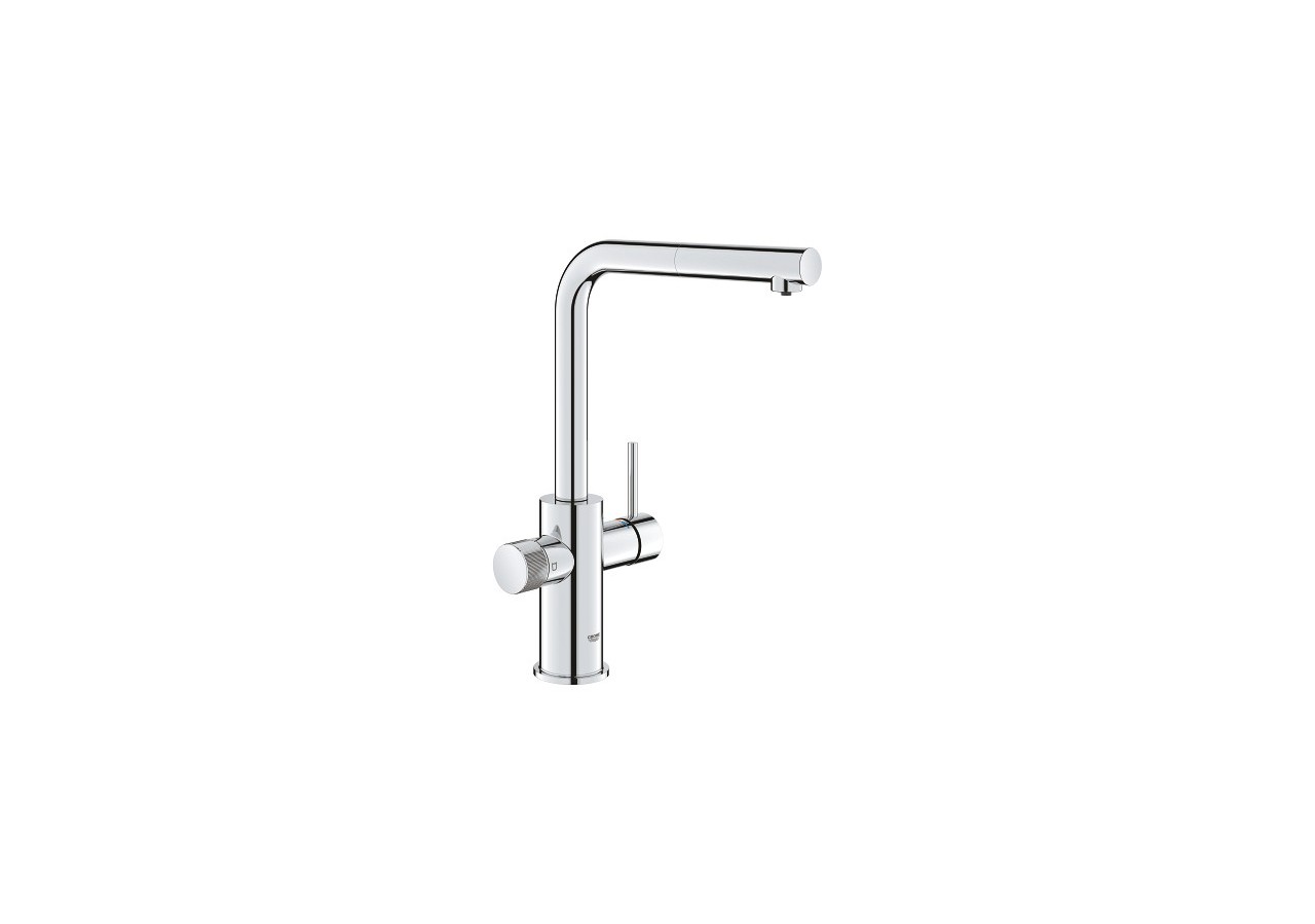 Grohe blue pure minta mitigeur filtrant avec douchette Chromé - 30590000 - Grohe