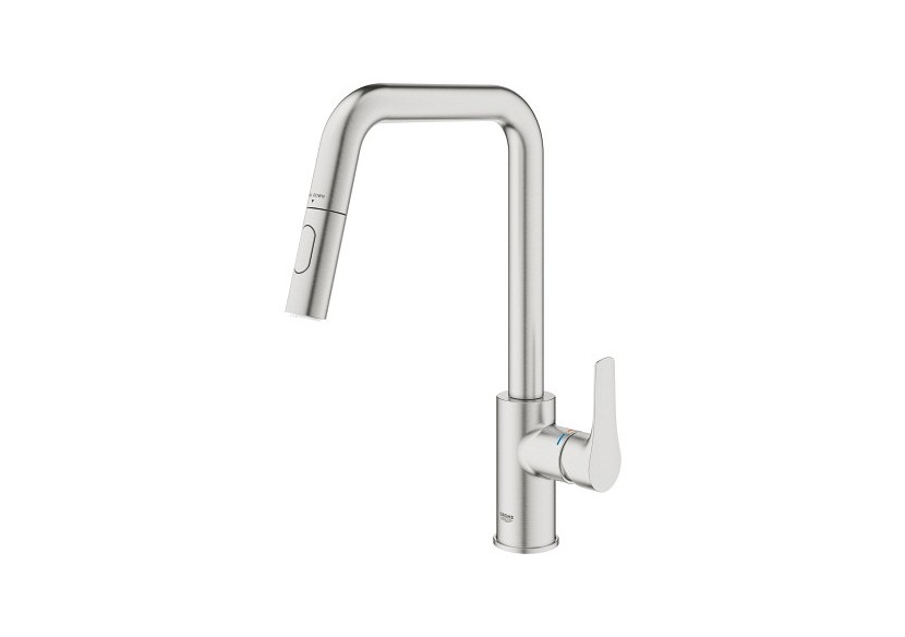 Eurosmart mitigeur monocommande evier Supersteel - 30619DC0 - Grohe