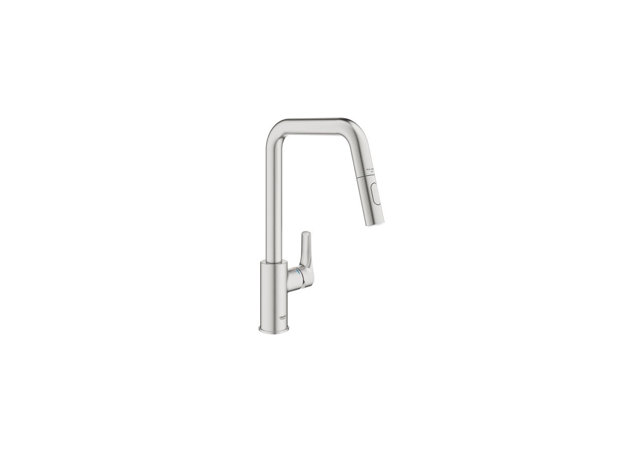 Eurosmart mitigeur monocommande evier Supersteel - 30619DC0 - Grohe