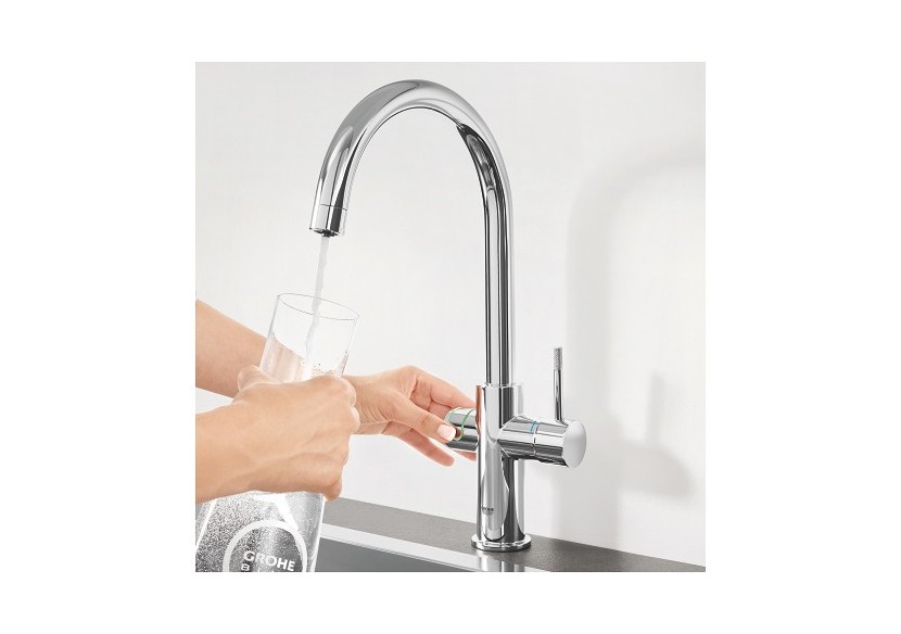 Grohe blue professionnel kit avec mitigeur bec c Chromé - 31323002 - Grohe