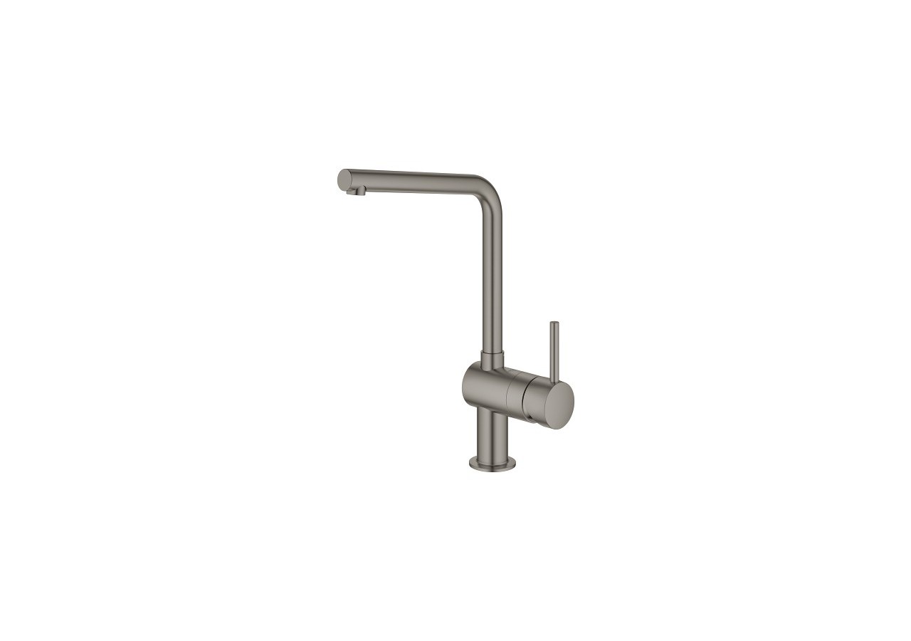Minta mitigeur monocommande evier Hard Graphite brossé - 31375AL0 - Grohe