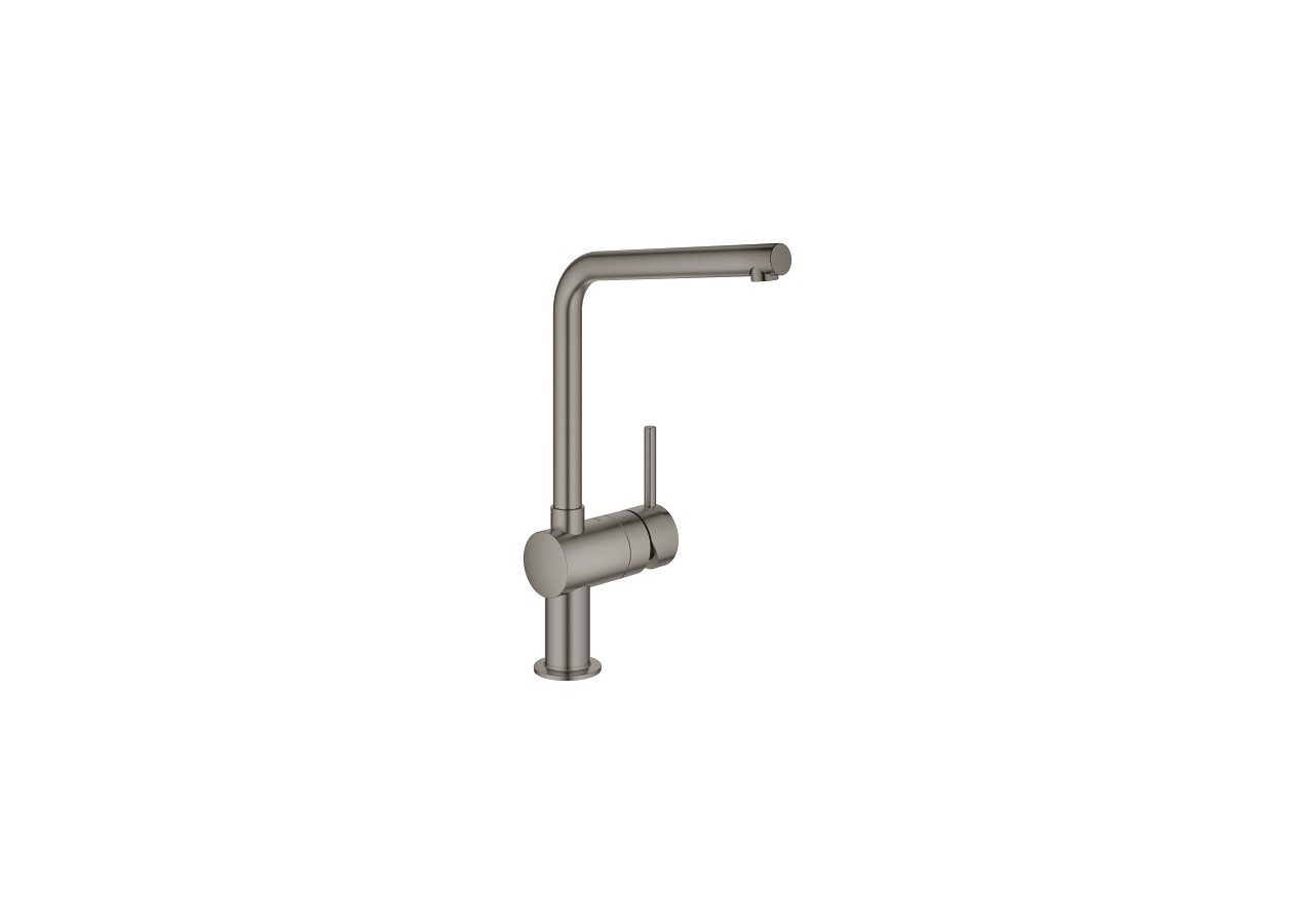 Minta mitigeur monocommande evier Hard Graphite brossé - 31375AL0 - Grohe