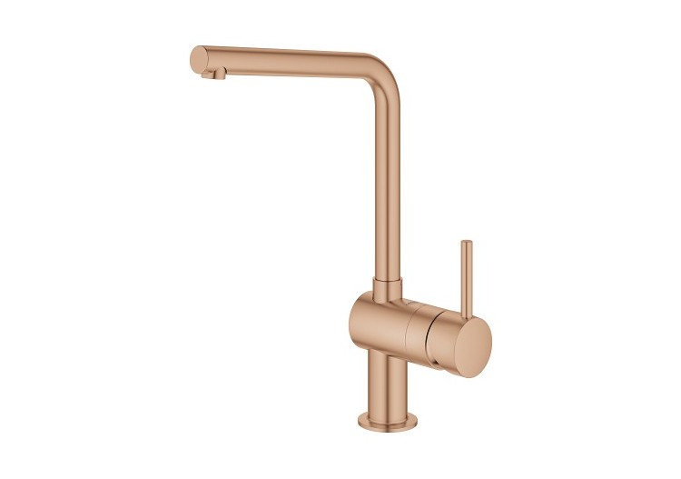 Minta mitigeur monocommande evier Warm Sunset brossé - 31375DL0 - Grohe