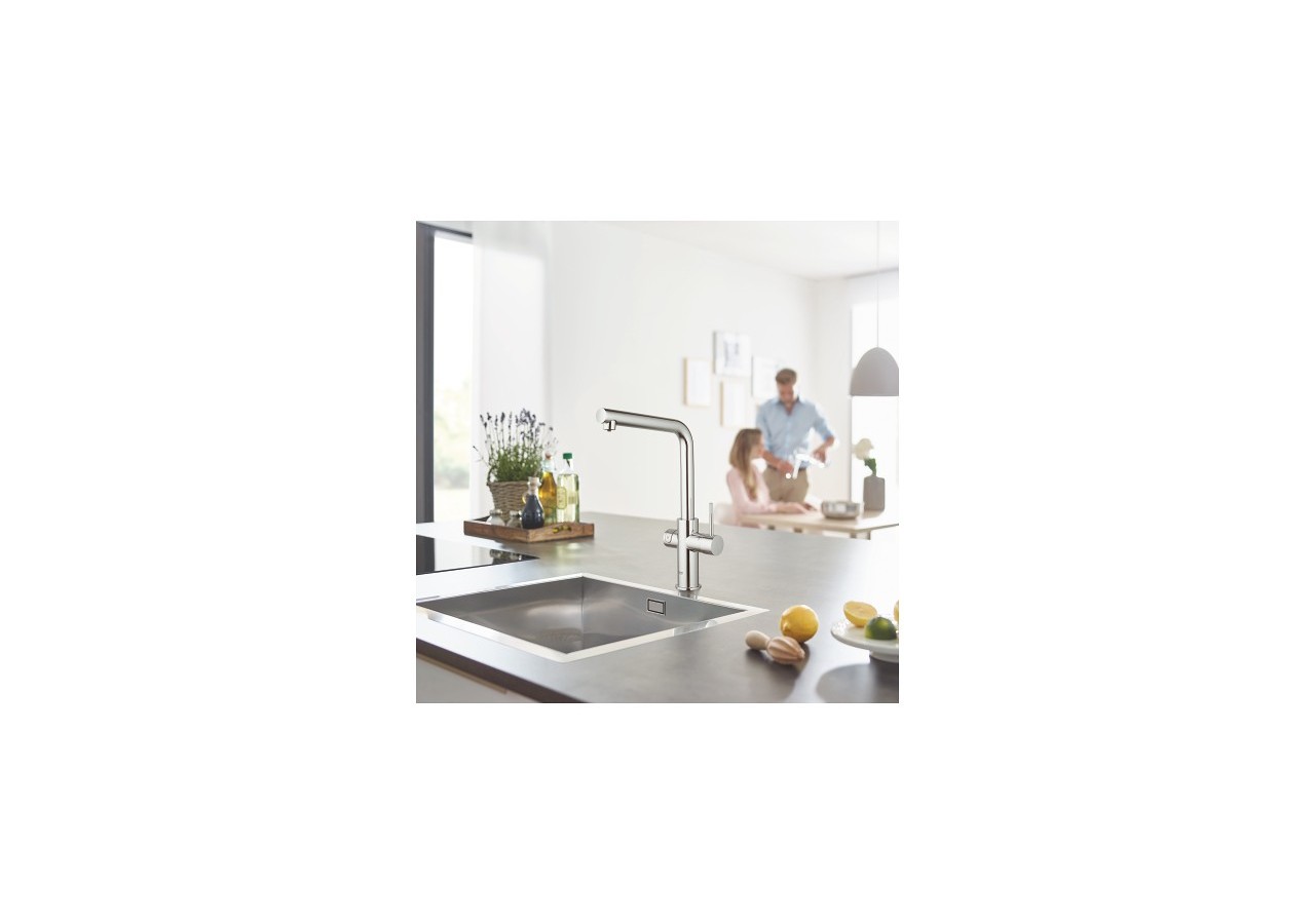 Grohe blue home kit de démarrage - mitigeur bec l Chromé - 31454001 - Grohe