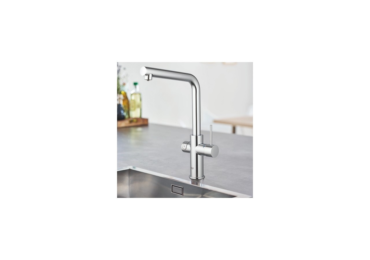 Grohe blue home kit de démarrage - mitigeur bec l Chromé - 31454001 - Grohe