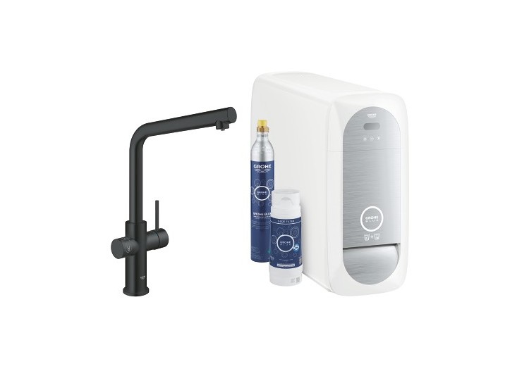 Grohe blue home kit de démarrage - mitigeur bec l Velvet Black - 31454KS1 - Grohe 2
