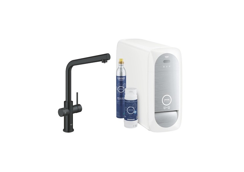 Grohe blue home kit de démarrage - mitigeur bec l Velvet Black - 31454KS1 - Grohe