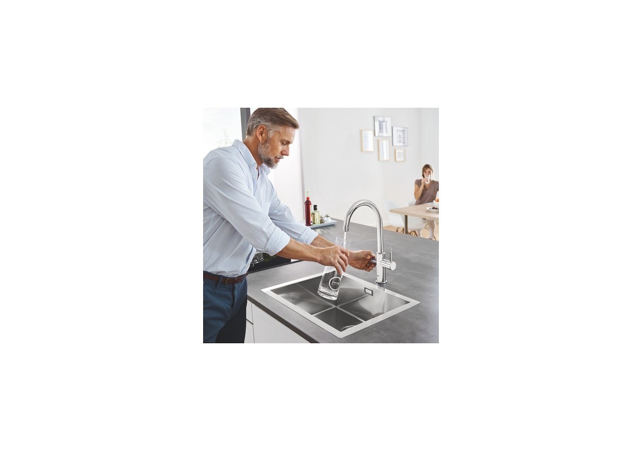 Grohe blue home kit de démarrage - mitigeur bec c Chromé - 31455001 - Grohe