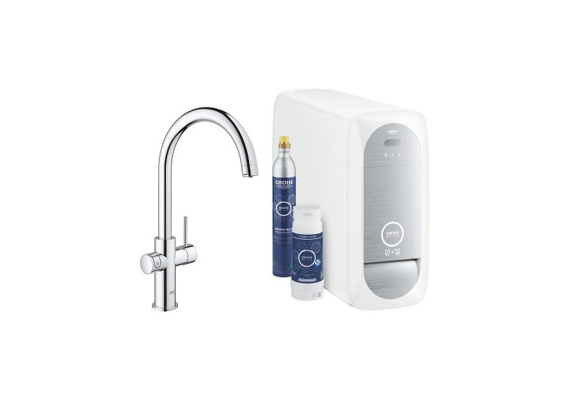 Grohe blue home kit de démarrage - mitigeur bec c Chromé - 31455001 - Grohe