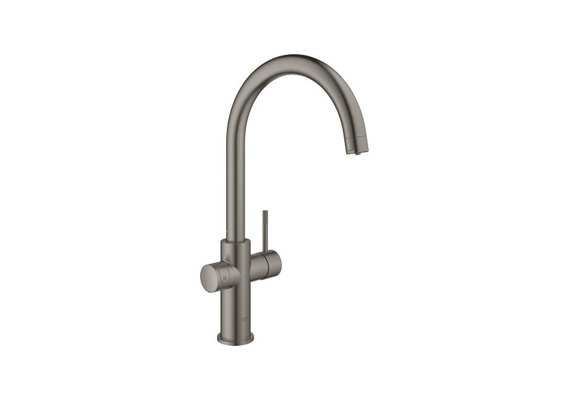 Grohe blue home kit de démarrage - mitigeur bec c Hard Graphite brossé - 31455AL1 - Grohe