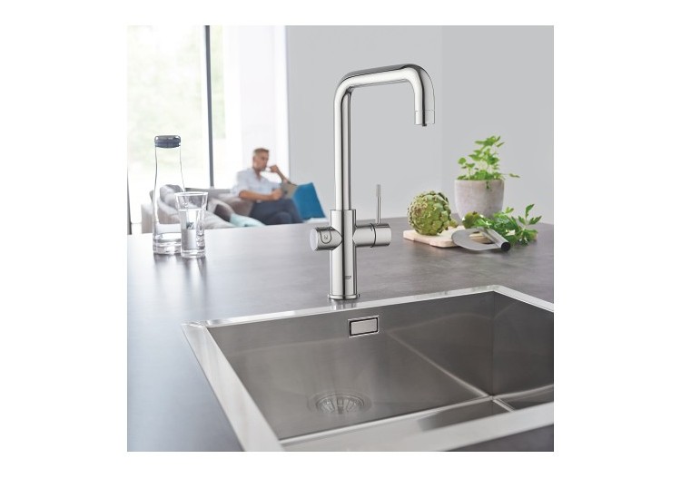 Grohe blue home kit de démarrage - mitigeur bec u Chromé - 31456001 - Grohe