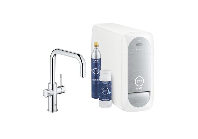 Grohe blue home kit de démarrage - mitigeur bec u Chromé - 31456001 - Grohe 2