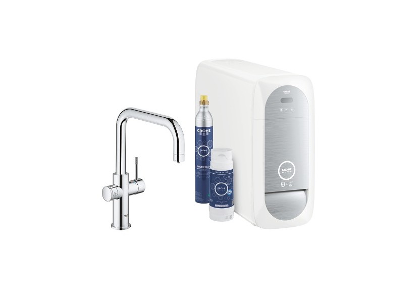 Grohe blue home kit de démarrage - mitigeur bec u Chromé - 31456001 - Grohe