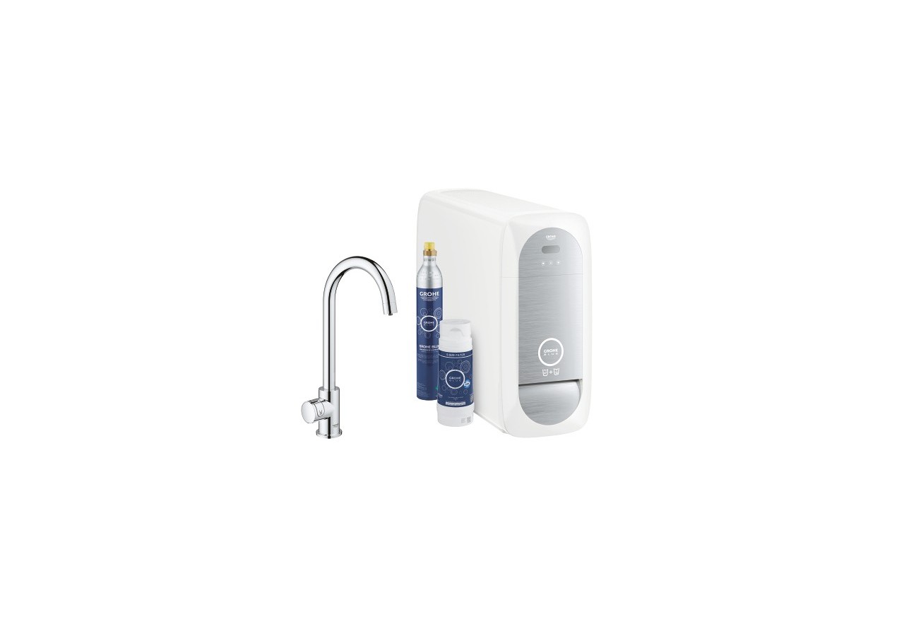 Grohe blue home kit de démarrage - mitigeur bec c Chromé - 31498001 - Grohe