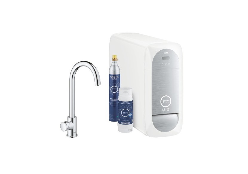 Grohe blue home kit de démarrage - mitigeur bec c Chromé - 31498001 - Grohe