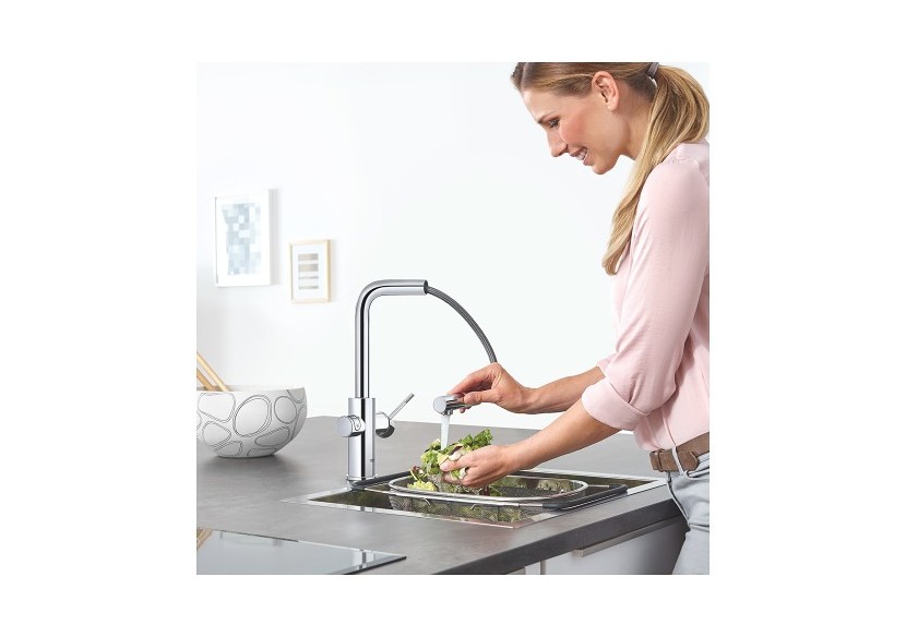 Grohe blue home kit de démarrage - mitigeur bec l Chromé - 31539000 - Grohe