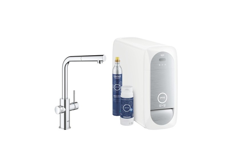 Grohe blue home kit de démarrage - mitigeur bec l Chromé - 31539000 - Grohe