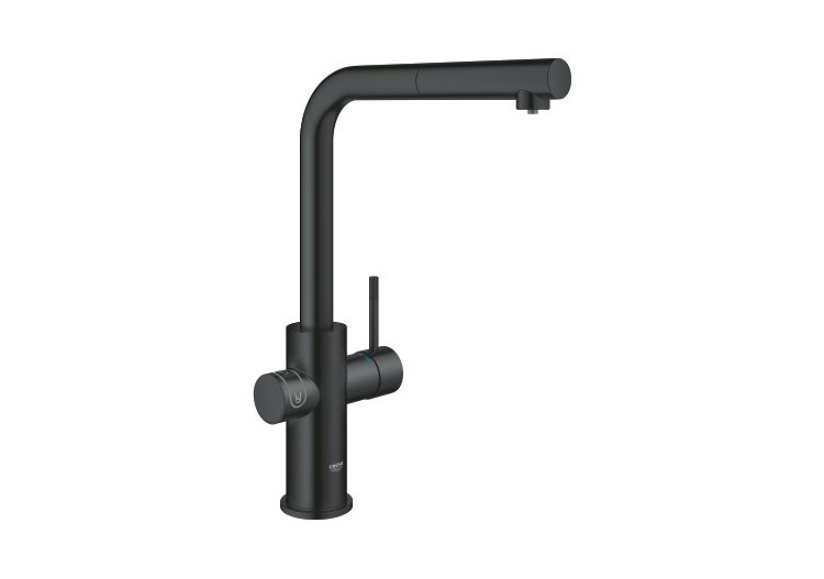 Grohe blue home kit de démarrage - mitigeur bec l Velvet Black - 31539KS0 - Grohe 2