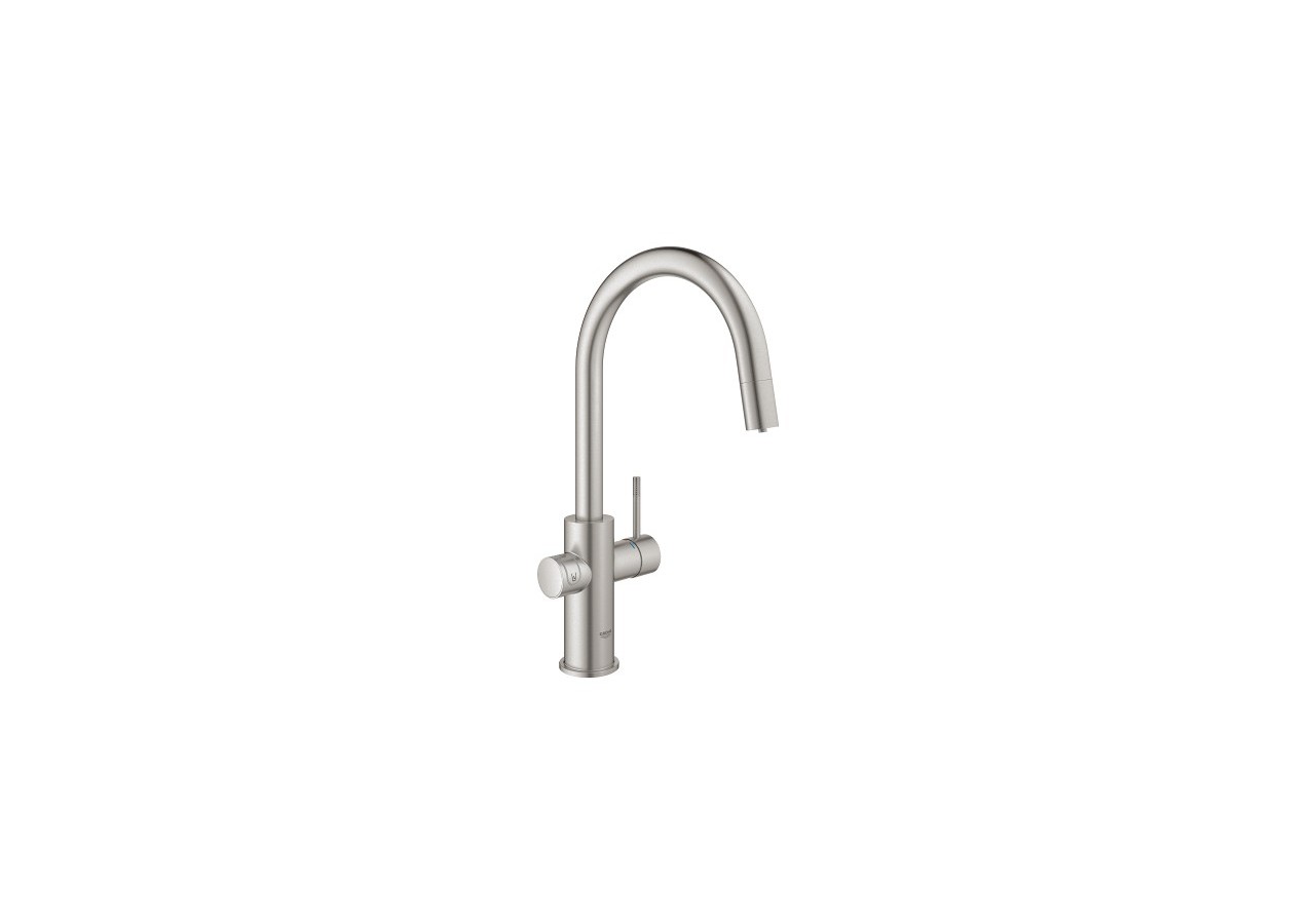 Grohe blue home kit de démarrage - mitigeur bec c Supersteel - 31541DC0 - Grohe