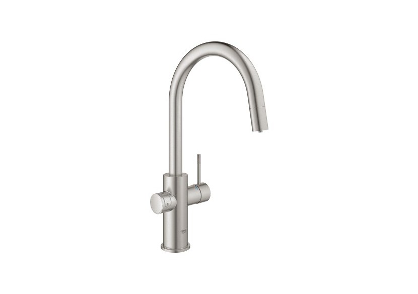 Grohe blue home kit de démarrage - mitigeur bec c Supersteel - 31541DC0 - Grohe