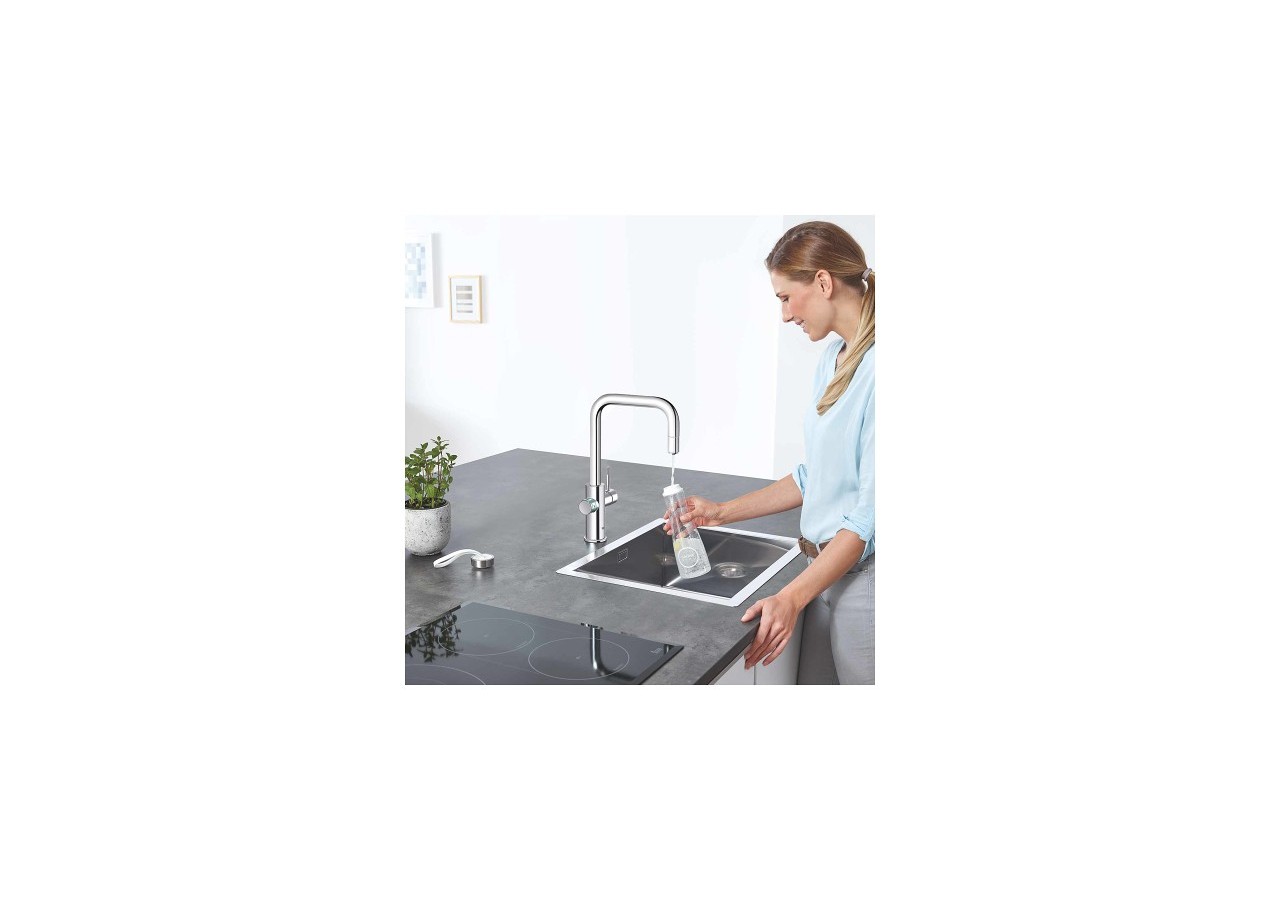 Grohe blue home kit de démarrage - mitigeur bec u Chromé - 31543000 - Grohe