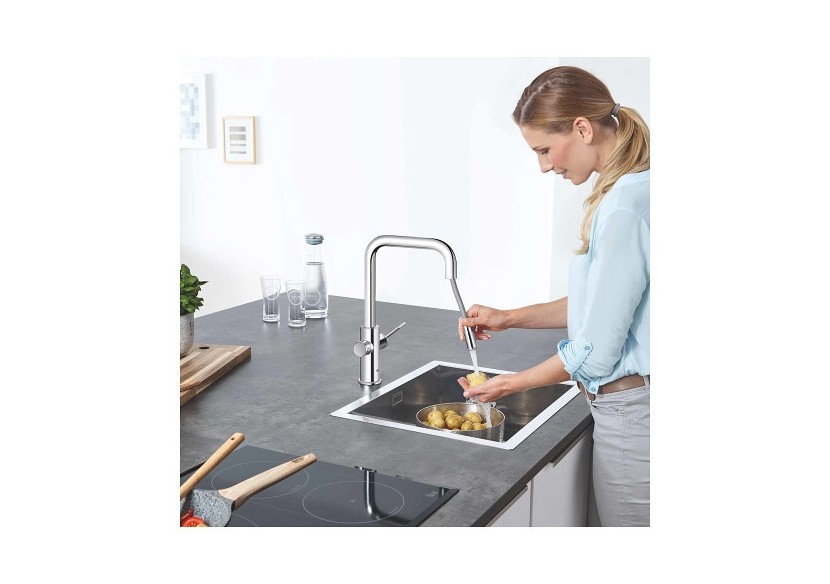 Grohe blue home kit de démarrage - mitigeur bec u Chromé - 31543000 - Grohe