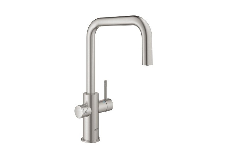 Grohe blue home kit de démarrage - mitigeur bec u Supersteel - 31543DC0 - Grohe