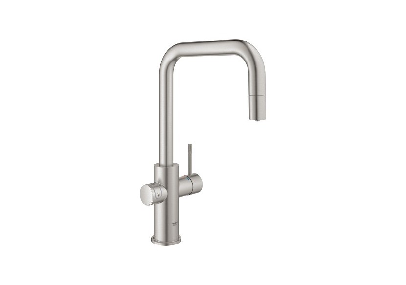 Grohe blue home kit de démarrage - mitigeur bec u Supersteel - 31543DC0 - Grohe