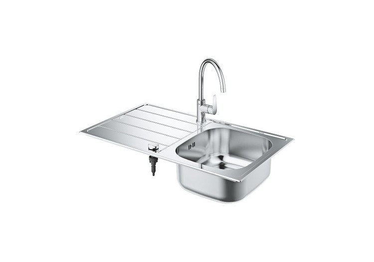 Bau pack évier + mitigeur cuisine Inox - 31562SD1 - Grohe