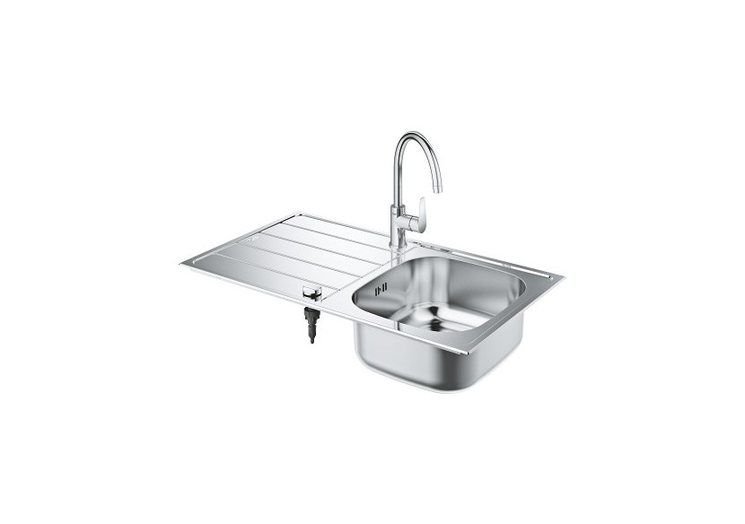 Bau pack évier + mitigeur cuisine Inox - 31562SD1 - Grohe