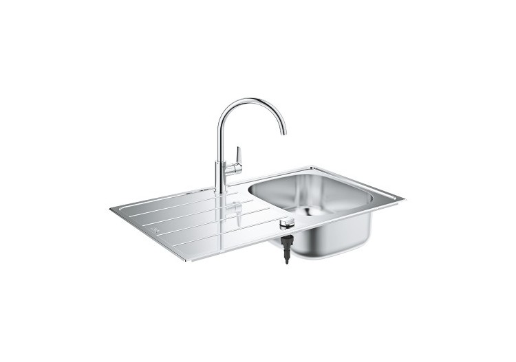 Bau pack évier + mitigeur cuisine Inox - 31562SD1 - Grohe 2