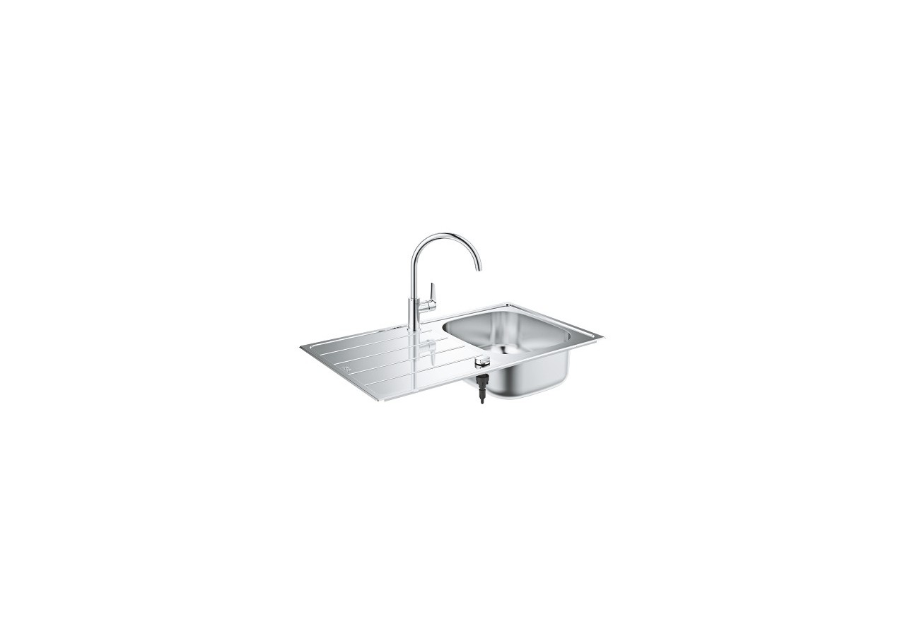 Bau pack évier + mitigeur cuisine Inox - 31562SD1 - Grohe