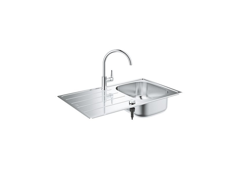 Bau pack évier + mitigeur cuisine Inox - 31562SD1 - Grohe