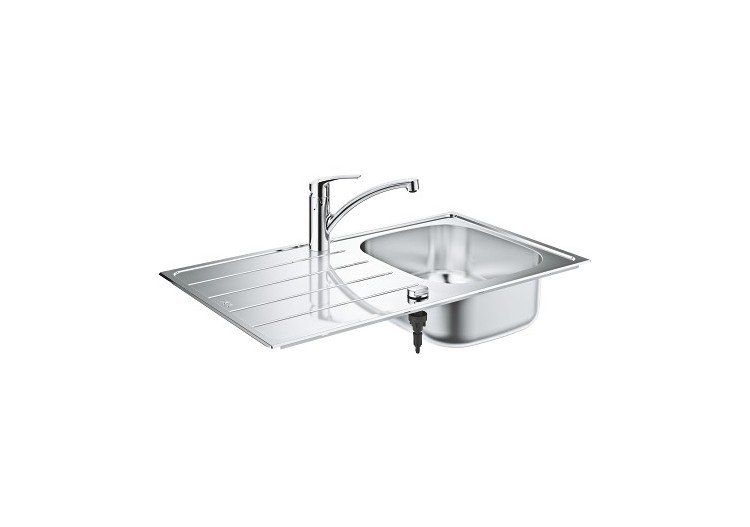 Eurosmart pack évier + mitigeur cuisine Inox - 31565SD1 - Grohe 2