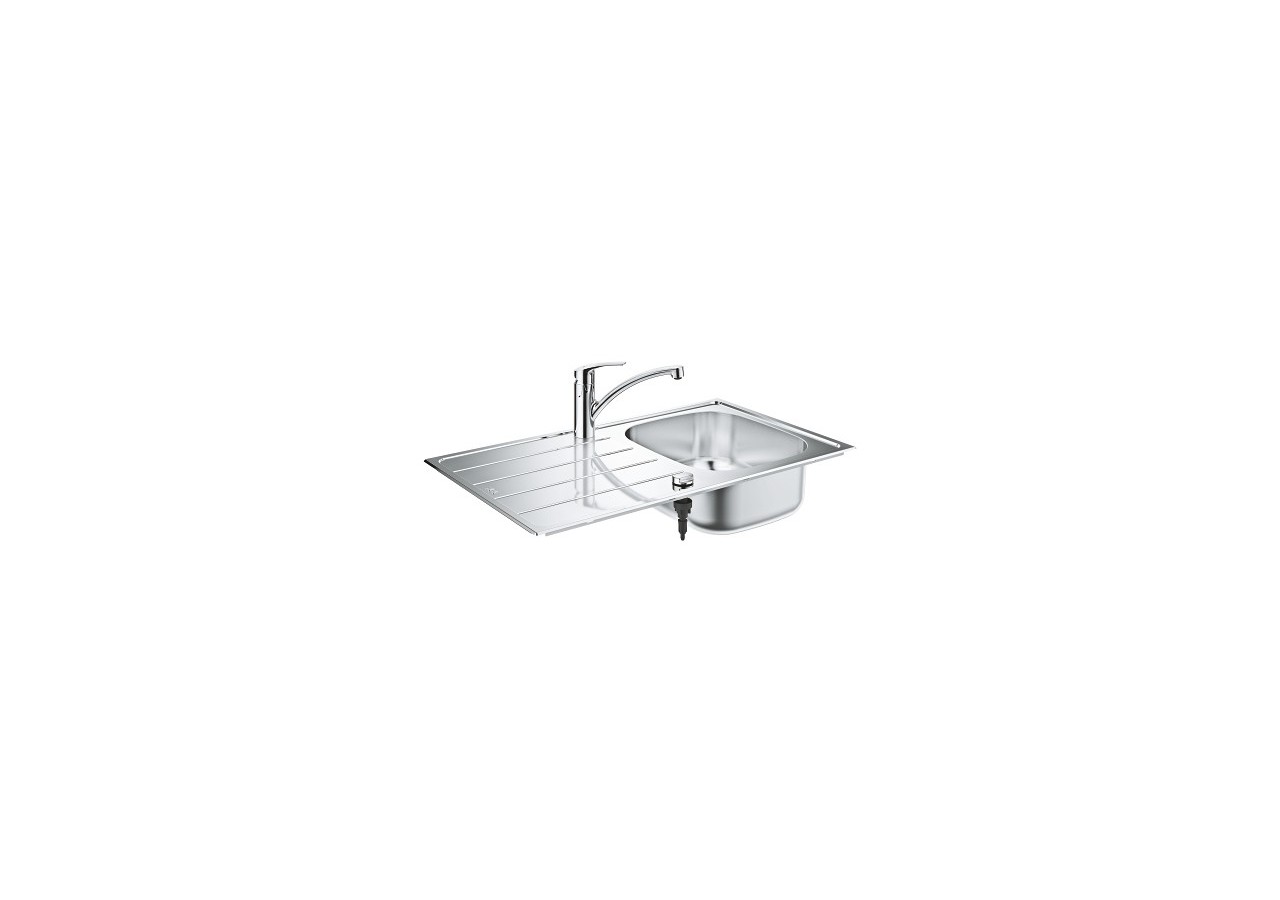 Eurosmart pack évier + mitigeur cuisine Inox - 31565SD1 - Grohe