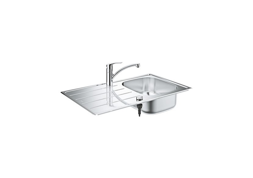 Eurosmart pack évier + mitigeur cuisine Inox - 31565SD1 - Grohe