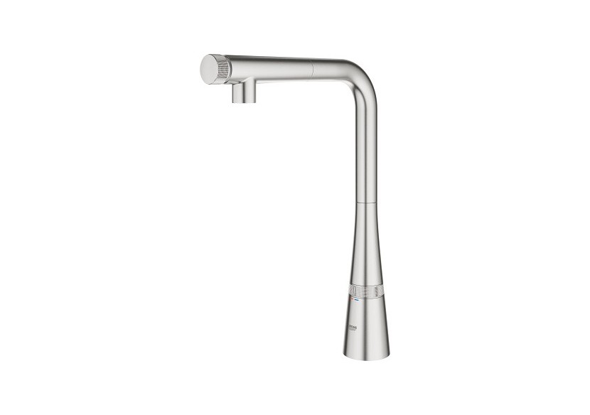 Zedra smartcontrol mitigeur évier smartcontrol Supersteel - 31593DC2 - Grohe