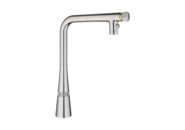 Zedra smartcontrol mitigeur évier smartcontrol Supersteel - 31886DC0 - Grohe 2